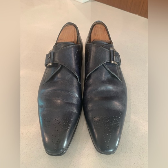 Magnanni Men’s Monk Strap Dress Shoe Size 11 - Picture 2 of 5